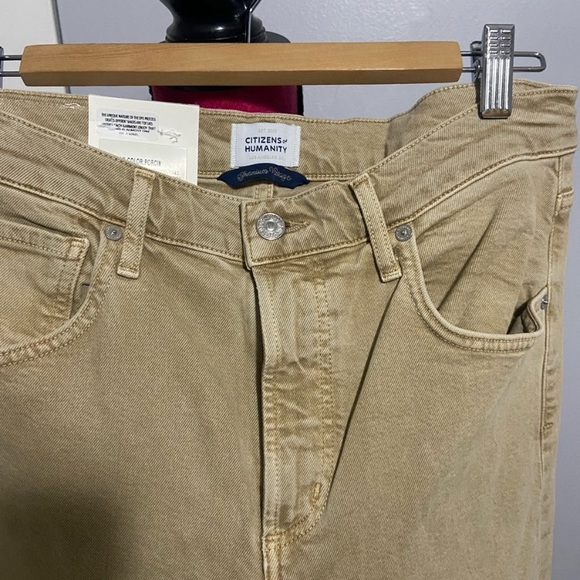 NWT Anthropologie Citizens of Humanity Lyra High Rise Wide Leg Gaucho Jeans 29 - Picture 9 of 11
